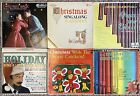 Lot Of 6 Vintage Christmas Vinyl LPs - VG - Holiday Records - Singalongs