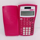Texas Instruments TI-30X IIS Calculator Scientific Hot Pink With Cover Used