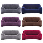 1 2 3 4 Seater Stretch Plush Sofa Cover Couch Chair Slipcover Loveseat Protector