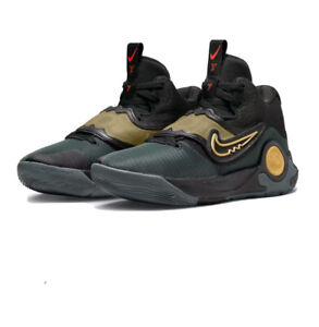 Men Nike KD Trey 5 X Basketball Shoes Sneakers Black/Metallic  Gold DD9538-010