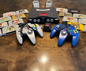 Nintendo 64 Video Game Console w/ Games LOT