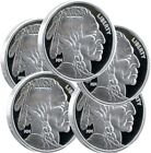 Lot of 5 - Mason Mint 1 oz Silver Buffalo Round 999 Fine Silver - In Stock