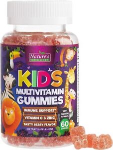 Kids Multivitamin Gummies Natural Gummy Multi Vitamin for Kids Immune Support