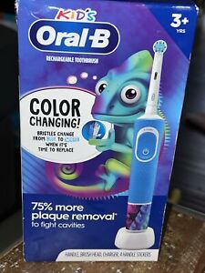 Oral-B Kids Rechargeable Electric Toothbrush Color Changing Bristles FREE SHIP