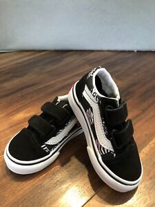 Vans Shoes Toddler Girl's Size 5 New Old Skool Zebra Daze Sneakers