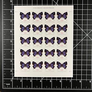2020 USPS SHEET OF 20 NON-MACHINABLE SURCHARGE FOREVER STAMPS HAIRSTREAK $1.12