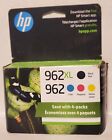 OEM HP 962XL/962 Black Cyan Magenta Yellow Genuine Ink Cartridges Expired 02/24
