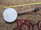 17 fret super short scale tenor banjo lyre vintage Stromberg Voisinet Kay