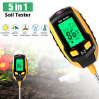 5 in 1 PH Tester Soil Water Moisture Light Test Meter for Garden Plant Growth