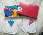 1989 Lauri FIT-A-FRACTION CIRCLES Home School Age 5-10 Math Manipulative