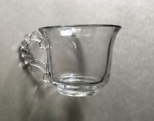 Imperial CANDLEWICK  Clear Glass  FOOTED CUP  -  FGC  (#40037)   2 7/8in tall