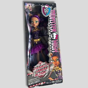 NIB MONSTER HIGH FRIGHTS CAMERA ACTION! CLAWDEEN WOLF G1 Doll Gift for Collector
