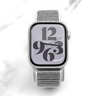 Apple Watch Series 8 41mm Silver Aluminum with Silver Nylon Loop GPS