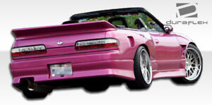 Duraflex S13 2DR V-Speed Rear Bumper Cover - 1 Piece for 240SX Nissan 89-94 ed_