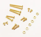 BRASS Cartridge Headshell Mounting Screws for Garrard RC80 and  Type A headshell
