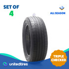 Set of (4) Used 225/60R18 Michelin Premier LTX 100H - 5.5/32 (Fits: 225/60R18)
