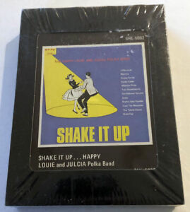 Happy Louie and Julcia Polka Band Shake It Up 8 Track Tape SHL-5002 Sealed