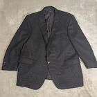 Coppley Ermenegildo Zegna Mens Size 47 Blazer Wool Coat Dress Checkered Adult