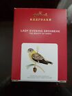 2021 Lady Evening Grosbeak Beauty Of Birds Hallmark Limited Keepsake Ornament