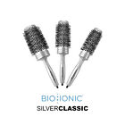 Bio Ionic SILVER CLASSIC Brush - Magnesium Styler Bristle Nanolonic Hair Brushes
