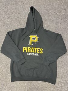 Pittsburgh Pirates MLB hoodie sweatshirt black/yellow men’s size L