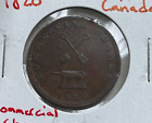 1820 Upper Canada Commercial Change 1/2 Half Penny Token