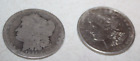 New ListingLot 2 US Dollar $1 Silver Coins 1885 1921 Morgan Silver