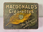 ANTIQUE VINTAGE MACDONALD'S Cigarettes Tobacco Tin - COOL!