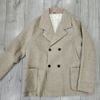 Folk Men Archive Peacoat In Sand Marl Size 5/L Large New RRP £350