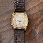 Vintage Swiss Rensie Gold Manual Wind Watch Runs but needs cleaning 7 Jewels