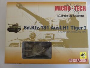 Dragon Micro X Tech 1/72 Tank R/C Armor TIGER I Sd.Kfz.181 Ausf.H1 27MHz Autumn