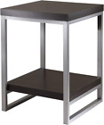 New ListingWood Jared End Table, Espresso Finish, 18 Inches