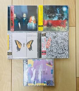 Paramore Japanese Edition 5CD Complete Set Bonus Track + OBI Riot! Brand New Eye