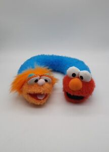 Sesame Street Elmo & Zoe Zoey Head Stuffed Plush Kids Childs Neck Travel Pillow