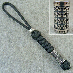New ListingHandmade 550 Paracord Knife Lanyard With Steel Bead / Knife Pendant Keychains