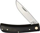 Hen & Rooster Folder Folding Knife 4116 Steel Blade Black Buffalo Horn Handle