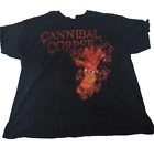 cannibal corpse death metal red before black shirt XL preowned