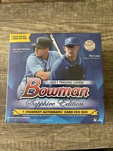 2021 Bowman Baseball Sapphire Edition Hobby Box - Factory Sealed