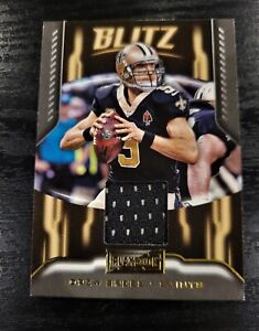 DREW BREES Jersey Card w/ Patrick Mahomes Silver PRIZM JAMES HARDEN ROOKIE RC