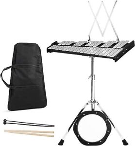 30-Note Glockenspiel Bell Kit, Xylophone Bell Percussion Instrument Set