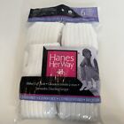 Vintage 1999 Hanes Her Way Ribbed Cuffed Socks Size 5-9 New In Package