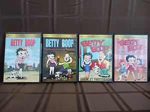Lot Of 4 Betty Boop Digitally Restored Classic Collection DVD'S 2002 & 2004 EC