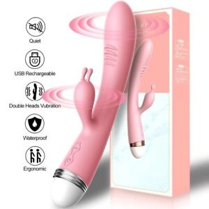 Rechargeable-Multispeed-Vibrator-G-Spot-Dildo-Rabbit-Women-Adult-Sex-Toy-Massage