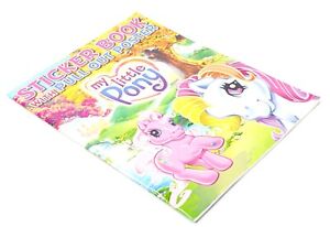 Vintage My Little Pony Sticker/Coloring Book w/Pull Out Poster NOS