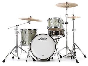 Ludwig Classic Maple Downbeat 20 Shell Pack - Classic Olive Pearl