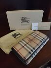 Burberry Women's Haymarket Colours Penrose Continental Wallet in Box Chocolate