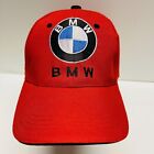 BMW Logo Cap Hat Red Adjustable Strapback Embroidered Logo