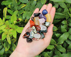 Assorted Mixed Tumbled Stones 1/4 lb Wholesale Bulk Lot SMALL 4 oz (About 30+)
