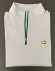 2024 Masters by Peter Millar XL Gray Solid 1/4 Zip Golf Pullover Augusta