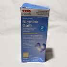 CVS NICOTINE Gum 2mg Sugar Free 50 Pieces Stop Smoking Aid NEW 04/26